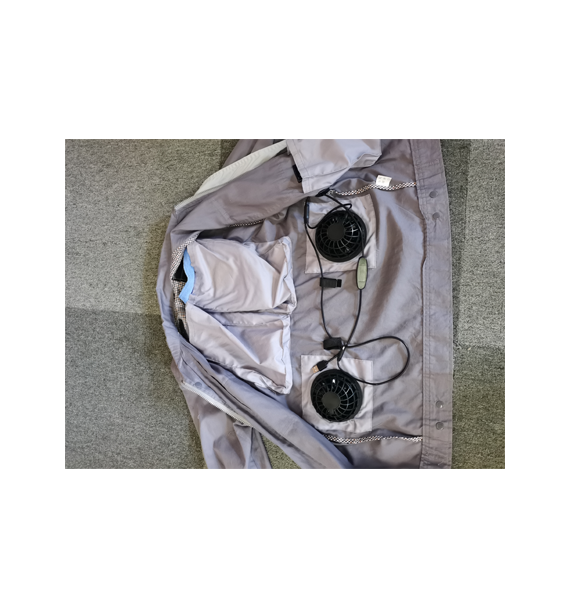 Senjoy エアコン作業ジャケット 暑い夏を涼しいファンで乗り切る