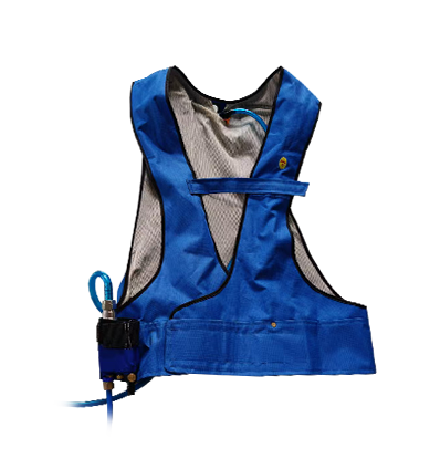 Senjoy 渦管冷却ベスト（エアコンプレッサー付き）冶金・鍛造・造船・溶接・石油ボイラー工場・サンドブラスト用