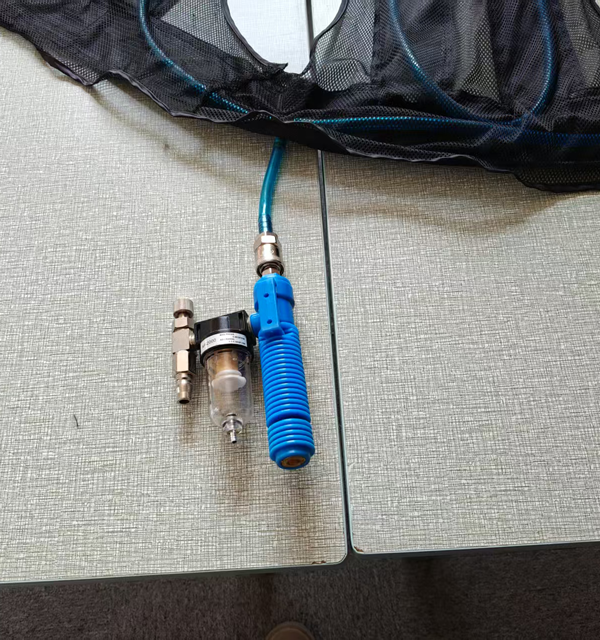 Senjoy 渦管冷却ベスト(エアコンプレッサー付き)冶金・鍛造・造船・溶接・石油ボイラー工場・サンドブラスト用