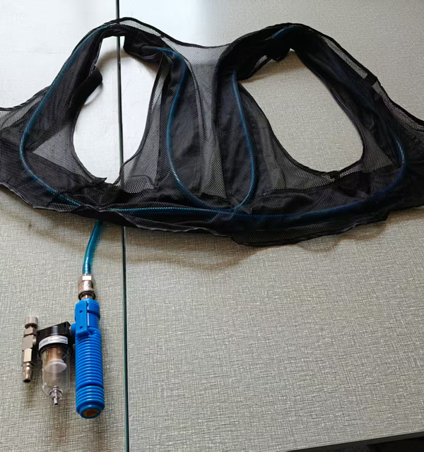 Senjoy 渦管冷却ベスト(エアコンプレッサー付き)冶金・鍛造・造船・溶接・石油ボイラー工場・サンドブラスト用